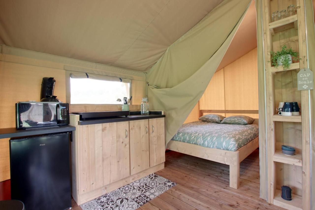 Tente Safari Lodge Ferme Carrique Tardets-Sorholus Exterior foto