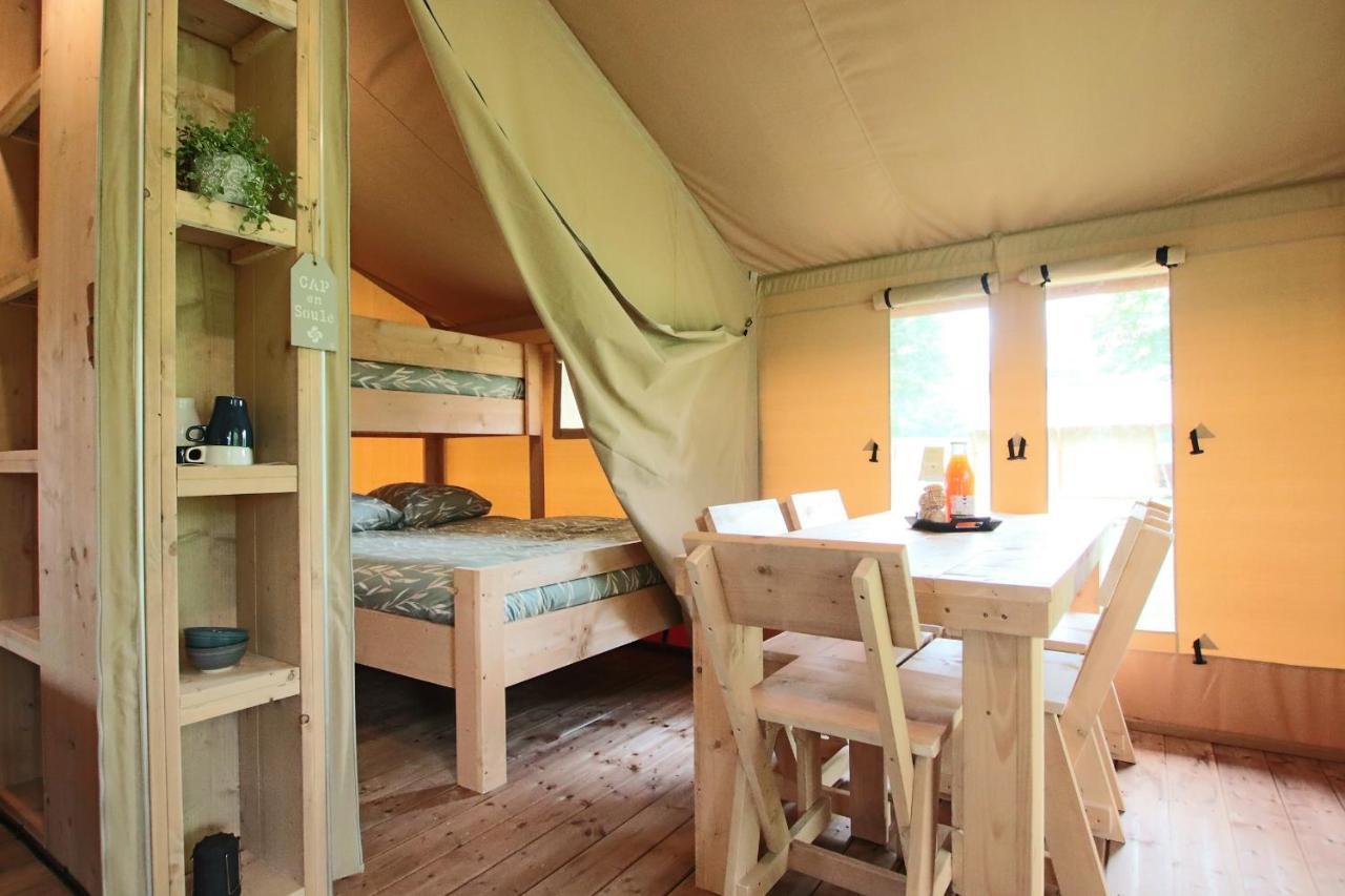 Tente Safari Lodge Ferme Carrique Tardets-Sorholus Exterior foto