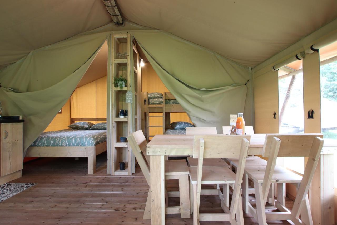 Tente Safari Lodge Ferme Carrique Tardets-Sorholus Exterior foto